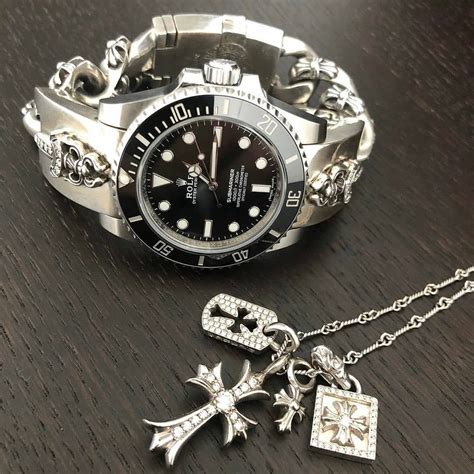 rolex chrome hearts price|chrome hearts rolex submariner.